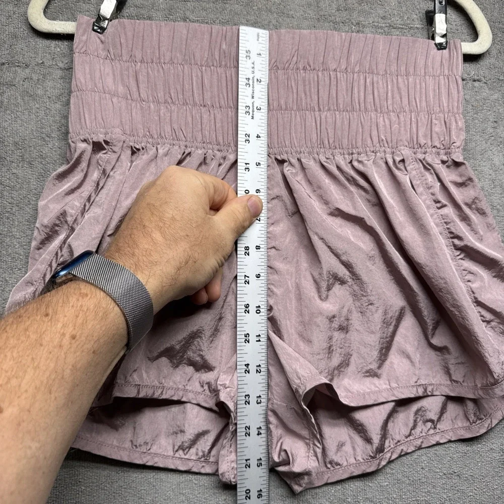 Free People Movement Mauve‎ Running Athletic Shorts Women's Large Activewear